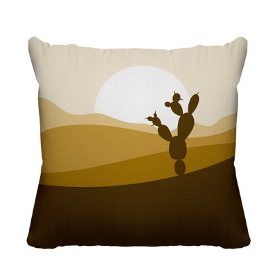 Coussin décoratif intérieur / extérieur Minimalist Desert