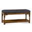 Summer Retreat Wicker Shelf Storage Bench-71425197-71425236