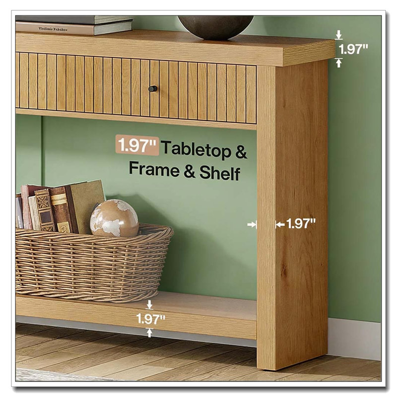 Table de canapé en bois