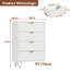 60 cm W Chest of 4 Drawers