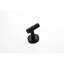 Crochet à peignoir mural No Drill, acier inoxydable 304 noir mat 6, douche à crochet, à égratignures, corrosion pour salle de bain noire, égratignure,