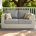 Grey Cushion/White Frame