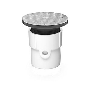 6" Brass Cover with 3" - 4" Adjustable Cleanout