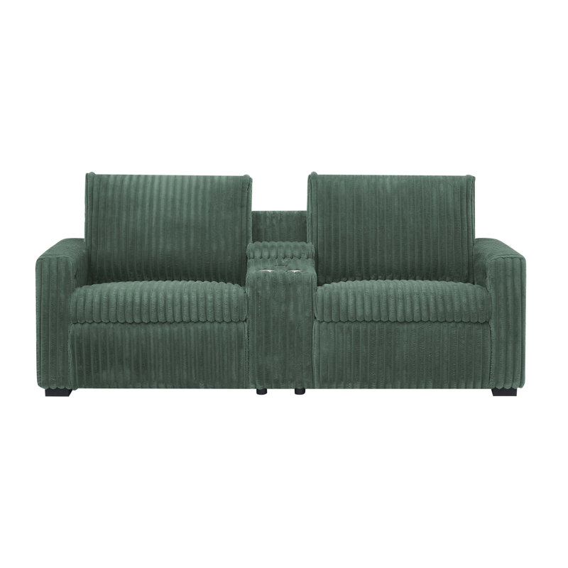 Causeuse Rycusal, Vert foncé