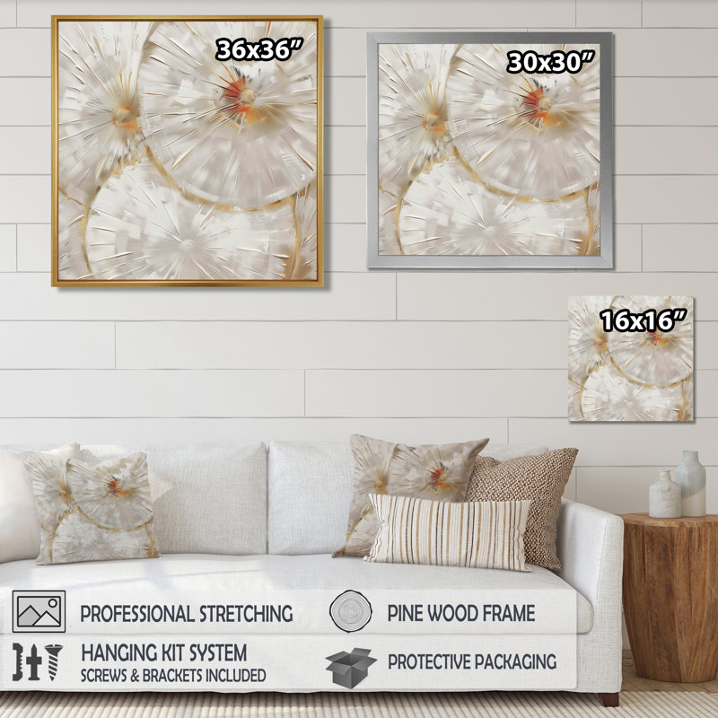 Beige boho bohémien mandala en spirale IV - décoration murale mosaïque bohème, H 16 po x l 16 po x P 1 po, Cadre simple noir
