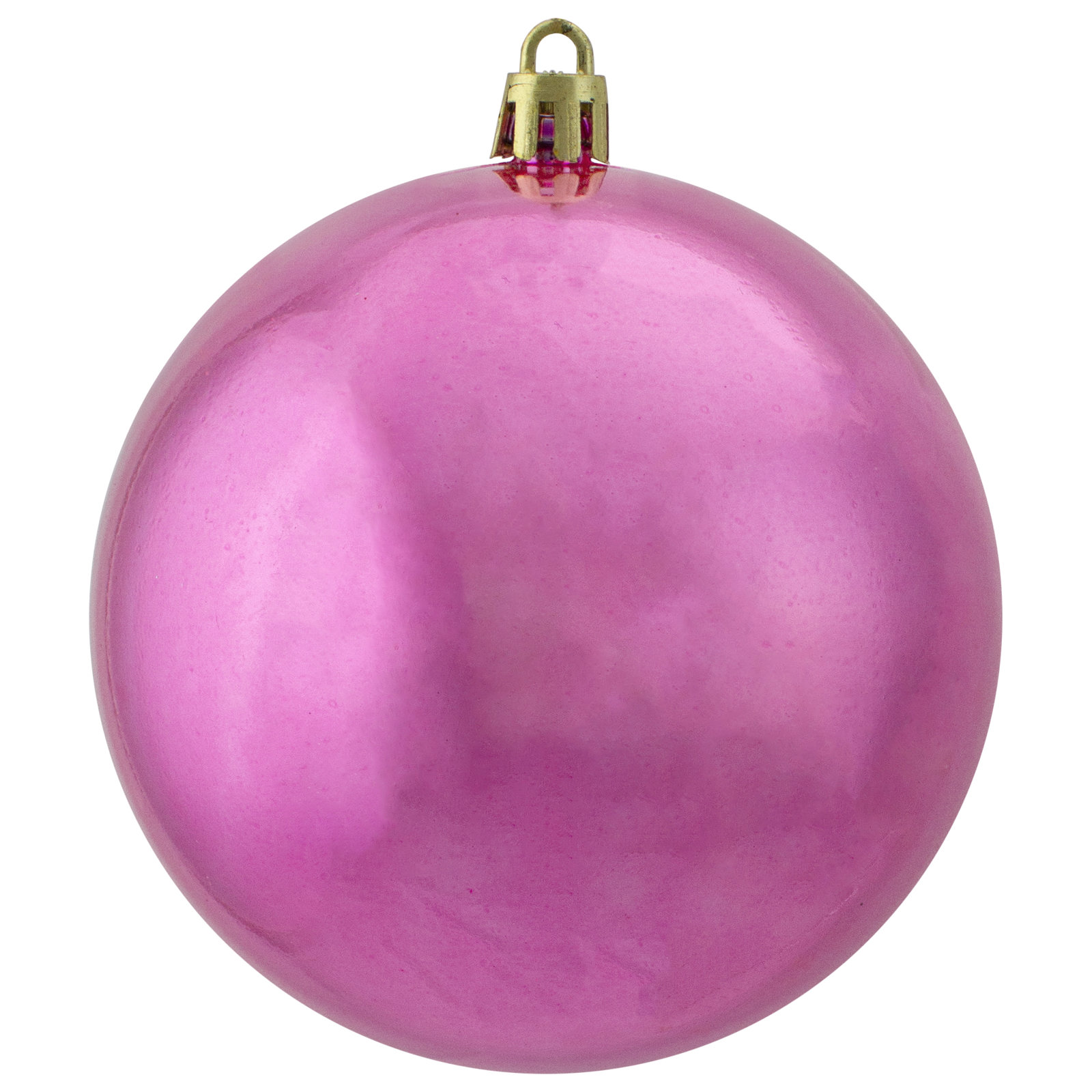 Shatterproof Shiny Christmas Ball Ornaments, Bubblegum Pink