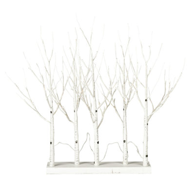 Vickerman LED White Birch Twig Collection 30' Lighted Artificial Christmas Tree -  The Holiday Aisle®, 5195F8D2A64147218596AFB496013B4B