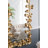 61" X 31" Full Length Mirror With Golden Leaf Accents, Floor Miiror For Living Room Bedroom