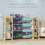 Organisateur de rangement de jouets - Organisateurs de jouets et rangement avec bibliothèque, tablette de rangement de jouets avec tablettes et bacs de rangement, bibliothèque pour enfants et rangement de jouets pour chambre d'enfant, salle de jeux, cha-136168162