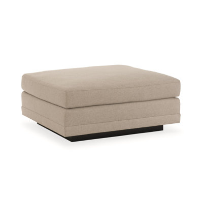 Modern Fusion Upholstered Ottoman