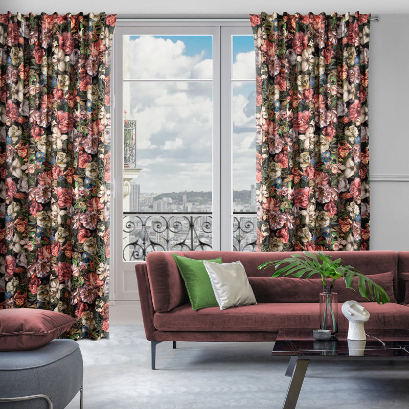 Abdul-Muizz Pencil Pleat Blackout Thermal Single Curtain
