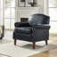 Farleigh Faux Leather Armchair-1128545189