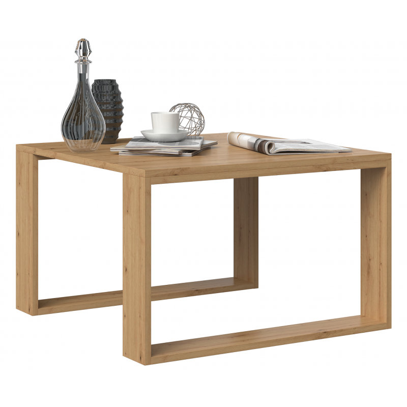 Shanequa Coffee Table, Natural, Natural, 40" H x 67" W x 67" D