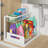 Under Sink Organizer, Pull Out Cabinet Organizer 2-Tier Slide Out Sliding Shelf Under Cabinet Storage Multi-Use For Under Kitchen Bathroom Sink Organizers And Storage,White,1 Pack