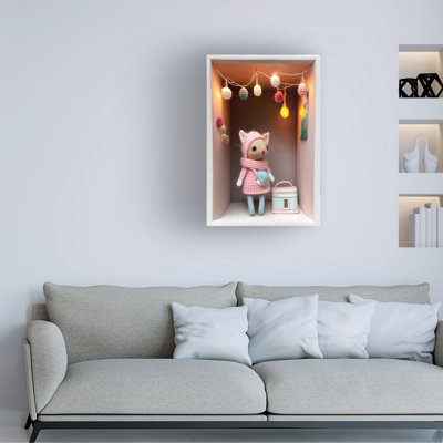 Art sur toile «bolle tricoté» Littles III