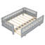 Lit plateforme simple TG avec garde-corps convertible-1210073647
