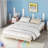 Modern Design Floating Platform Bed Frame With Clean Lines And Sturdy Construction For A Contemporary Bedroom-1948754962-1948754965
