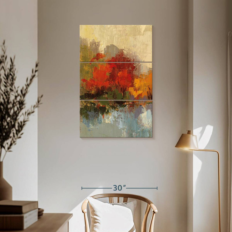 Avery Fall Riverside III, 57" H x 36" W