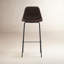 Hauteur de comptoir moderne Kavi avec coussin rembourré et pieds en métal-2070141332-2070141339