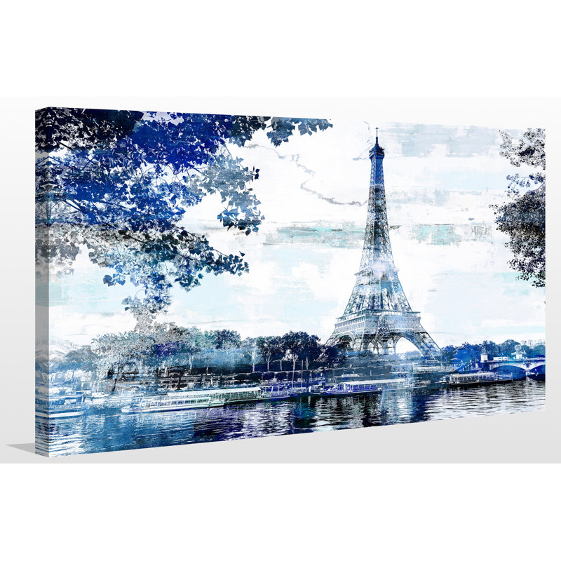Paris I - Impression sur toile, H 28 po x l 48 po