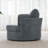 42.1" Wide Slipcovered Swivel Barrel Chair-1954448380