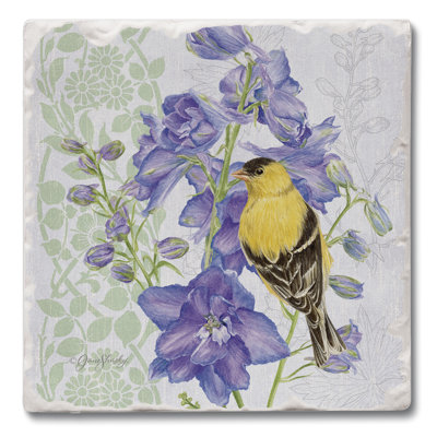 Stoneware Square 4 Piece Coaster Set