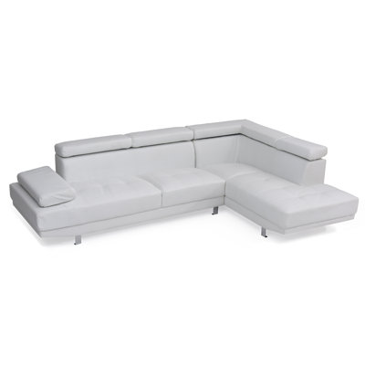L Shape Sectional Sofa Couch,upholstered sectionals Without Ottoman by Ivy Bronx