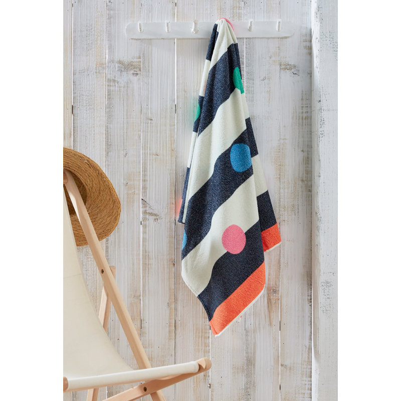 Multi Spot Bath Towel Single