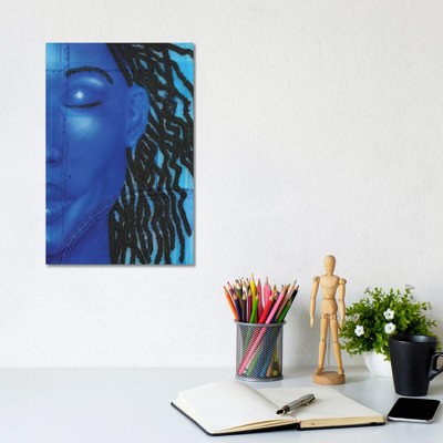 Blue by Fred Odle - Wrapped Canvas Painting
