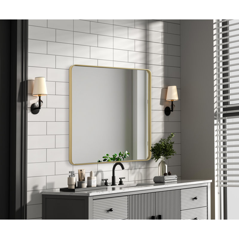 Miroir Erath, 42 po x 42 po, Laiton
