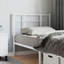 17 Stories Metal Replace Headboard White 75 Cm-709839806
