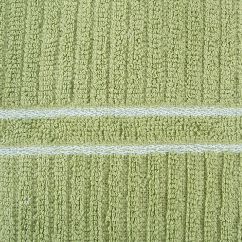 Ribbed Tea Towel Kitchen Towel, Green