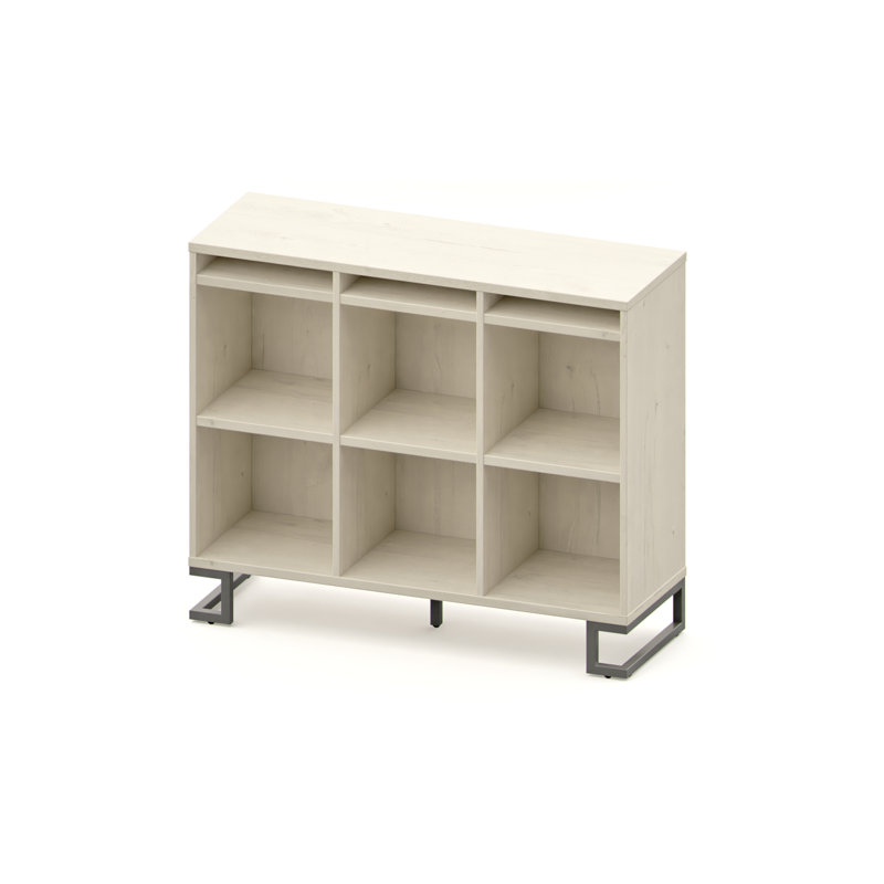 Deeley 101cm H x 119cm W Cube Bookcase