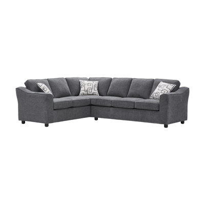 2-Piece Upholstered Corner Sectional - Tundra Shadow