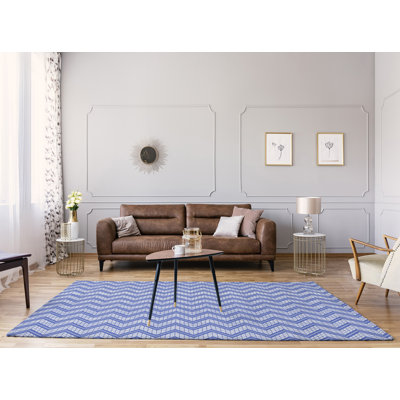 Chenille Chevron Indoor Rug