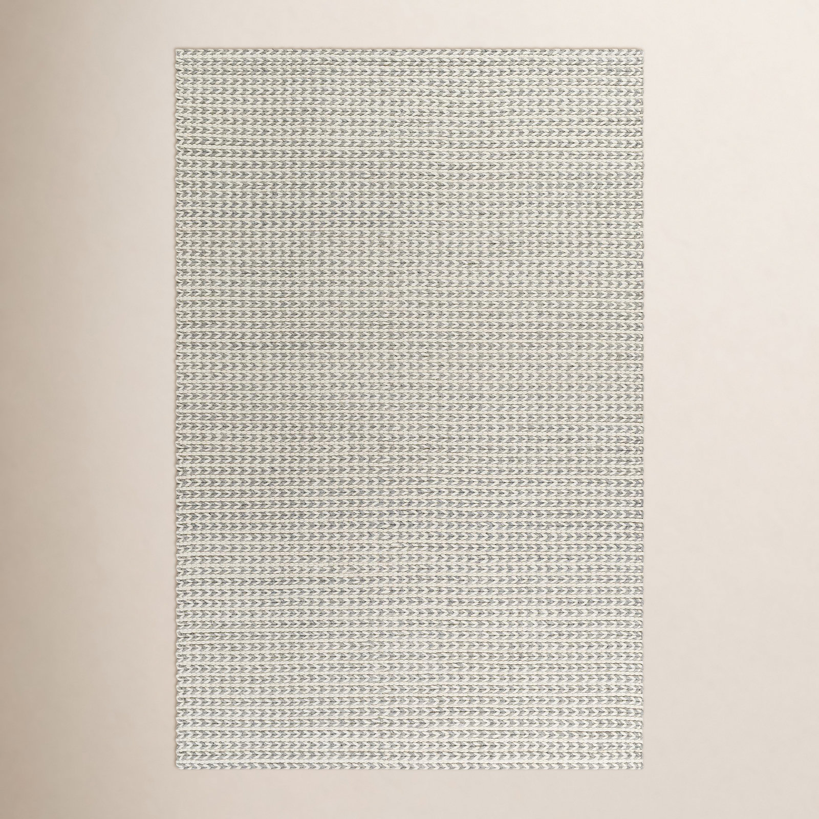 Auria Handmade Ivory Rug, Rectangle 9' x 12'