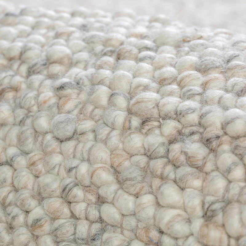 Stellan Solid Colour Area Rug, Ivory, Rectangular 80 x 150cm