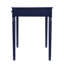 Bureau d'écriture à 2 tiroirs en bleu marine Stevens Farmhouse-449168198