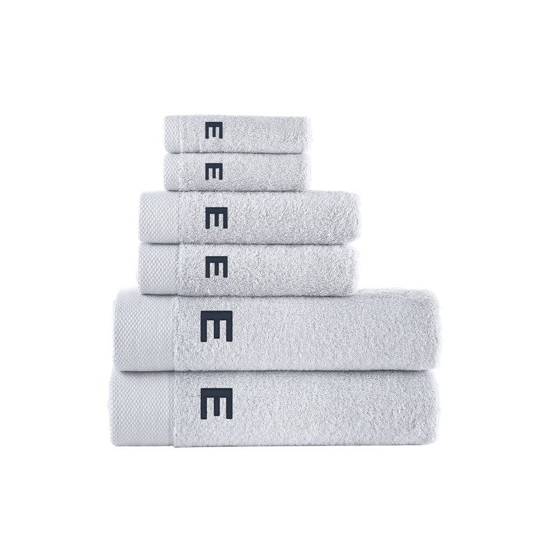 Dierks 6 pcs Towel Set, E, Silver