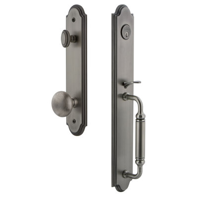 Arc One-Piece Complete Inactive Dummy Handleset with C Grip and Fifth Avenue Knob