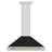 Zline 36 In. Autograph Edition Stainless Steel Range Hood With Black Matte Shell And Polished Gold Handle-97577446