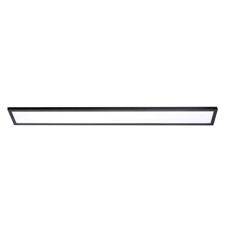 Josaiah Acrylic LED Flush Mount, Black