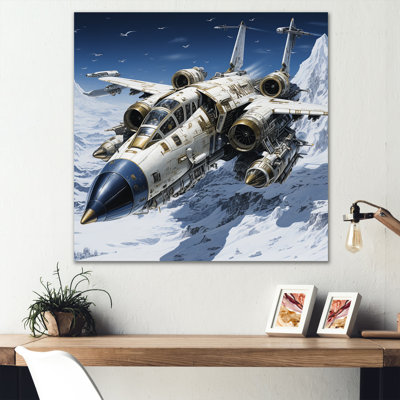 Military Aircraft At Combat - Military Wall Art Print
