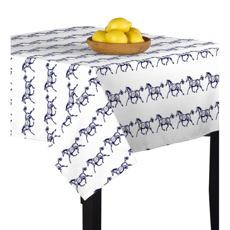 Stubblefield Geometric Square Tablecloth, 84" L x 84" W