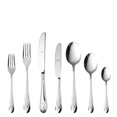 Diamante 42 - Piece Stainless Steel Flatware Set - Service for 6