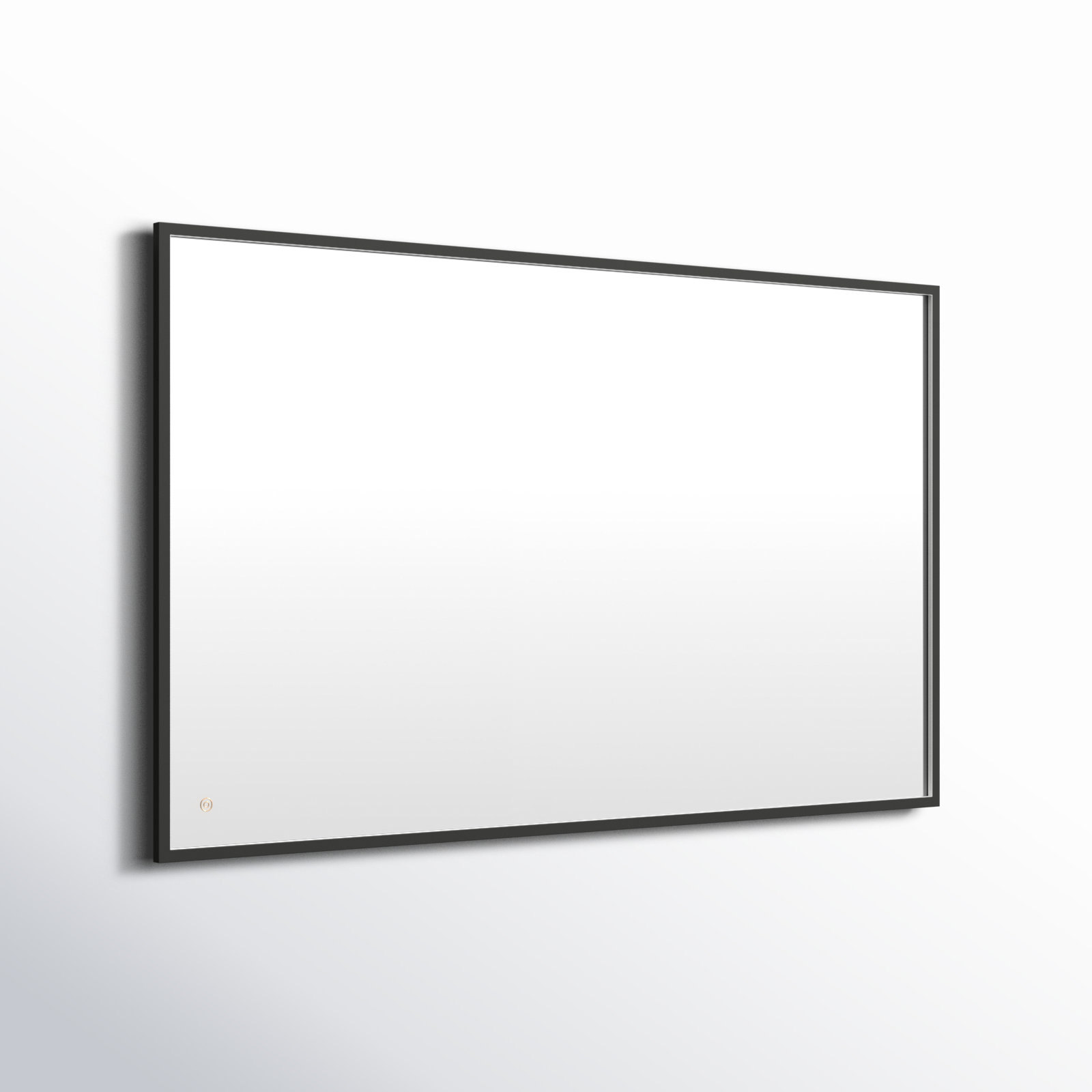 Piche Aluminum Mirror, Black, 36" x 60"