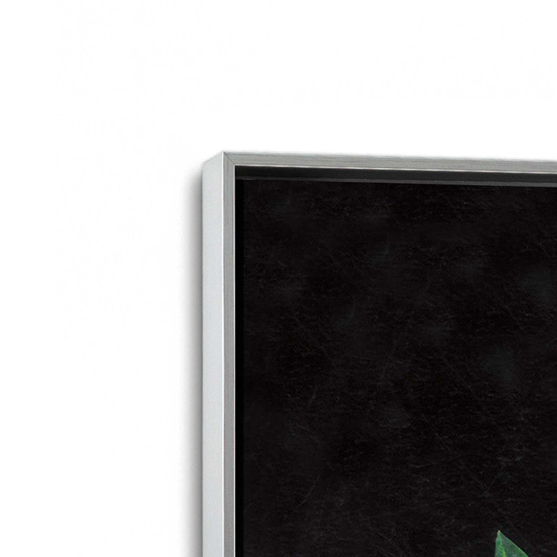 «Thorndike» par Deborah Revell, reproduction d'art sur toile, H 12 po x l 8 po, Cadre flottant, Argent argent