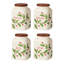 Holiday Cooking Spice Jars, Set Of 4