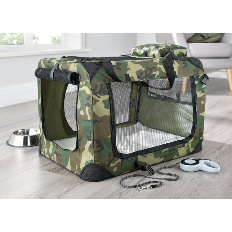 Chorley Collapsible Soft-Sided Crate with 1 Door, Large (52 cm H x 52 cm W x  70 cm L)