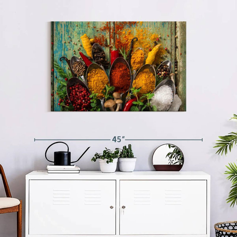 Yarlin Asian Spices, 24" H x 36" W
